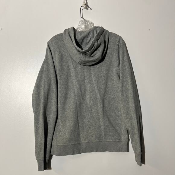 Vintage Y2K Nike Gray Spellout Full Zip Hoodie Sweater Womans Size Small - Picture 5 of 8